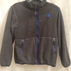 Boys North Face Zip Up Sweater